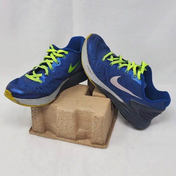 Nike Womens Lunarglide 6 654155-400 Blue Running Shoes Sneakers Size 5.5Y - Picture 2 of 11